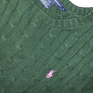 Green sweater! Ralph Lauren! - size M